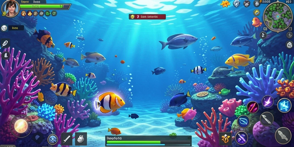 Screenshot menunjukkan antarmuka gameplay yang menarik.