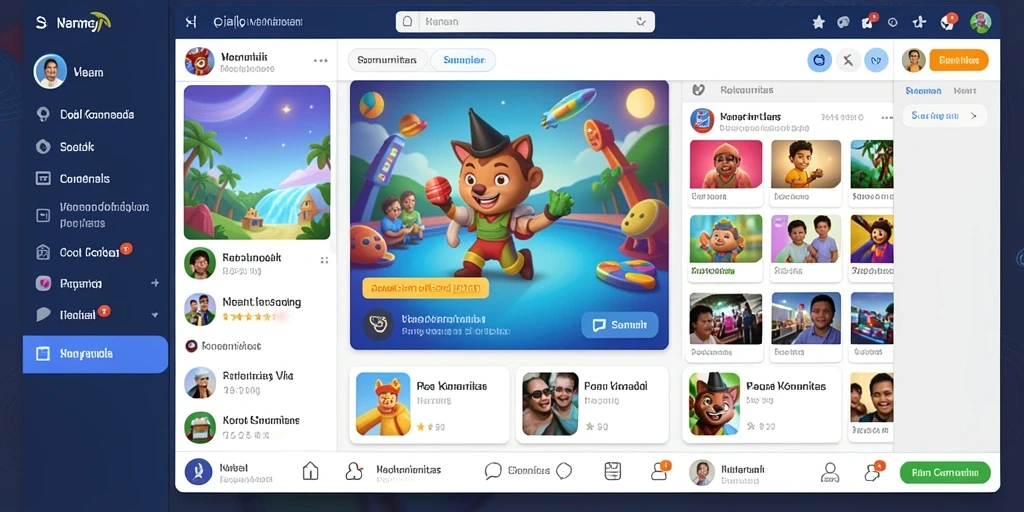Tampilan awal yang menarik dan user-friendly.