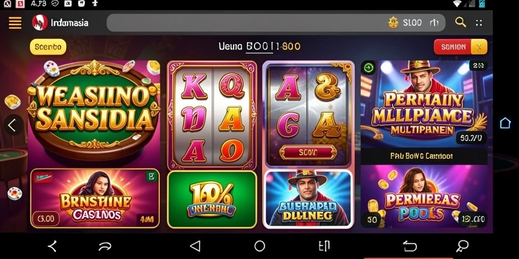 Gambar aksi pertarungan seru dalam game.